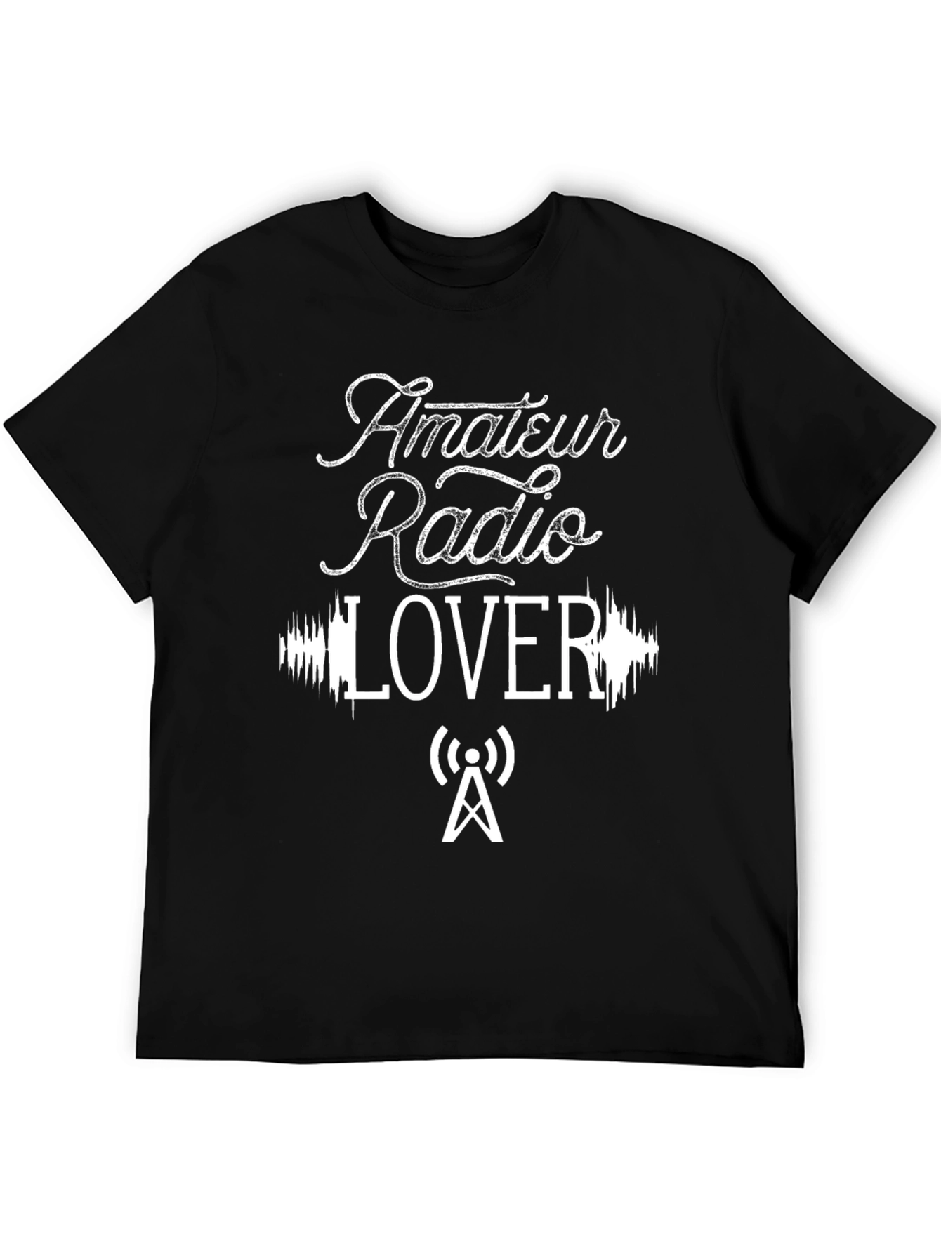 Amateur Radio Lover Black T-Shirt