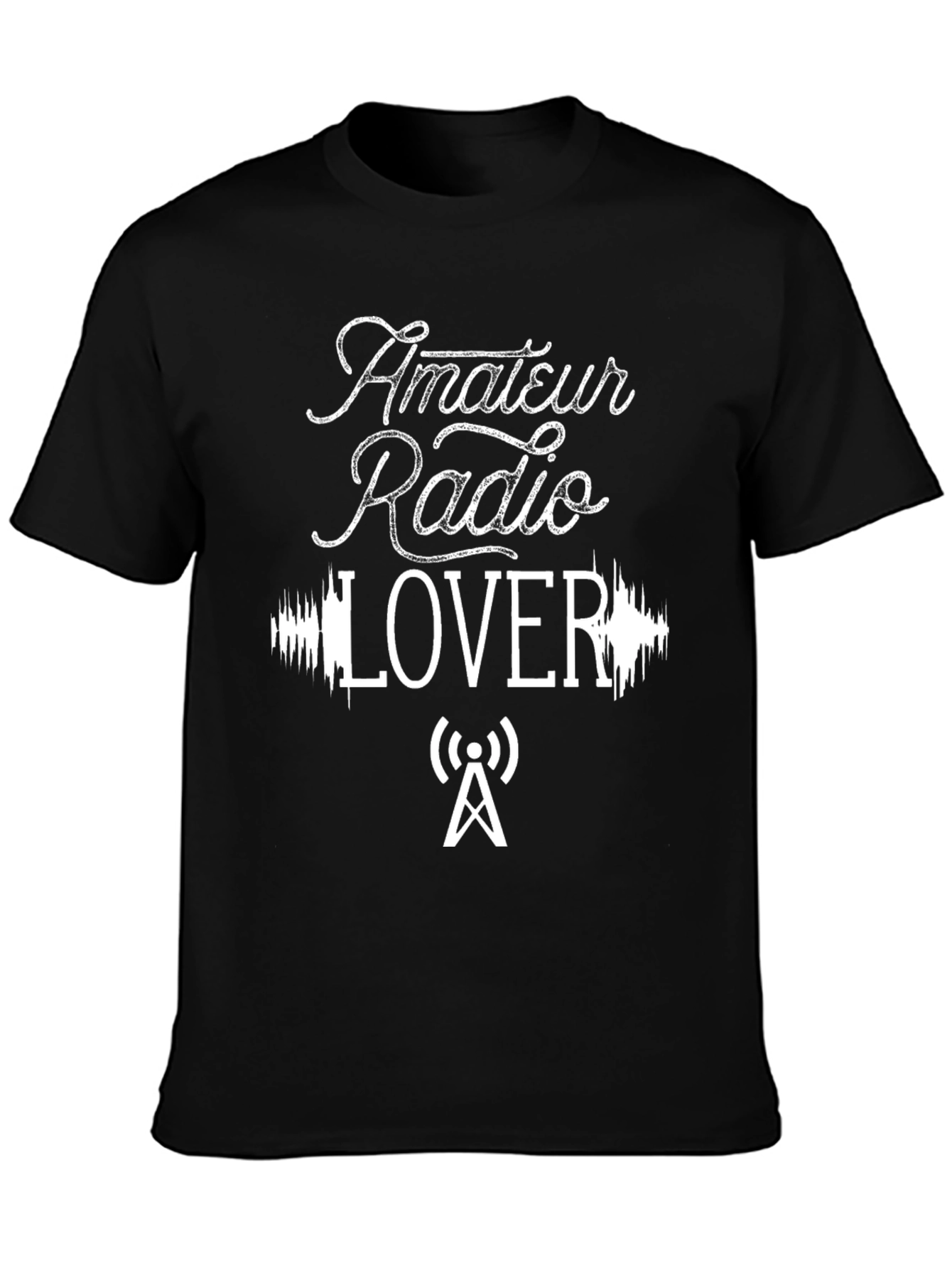 Amateur Radio Lover Black T-Shirt