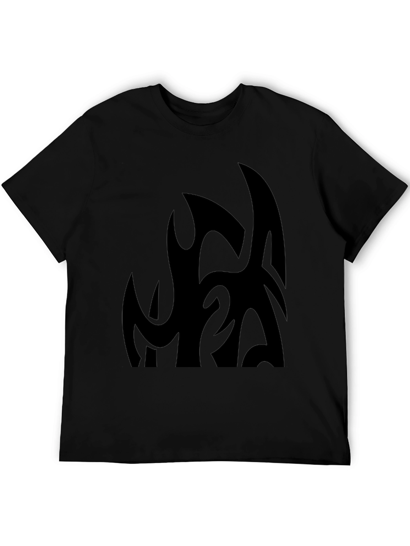 Modern Graphic Black T-Shirt