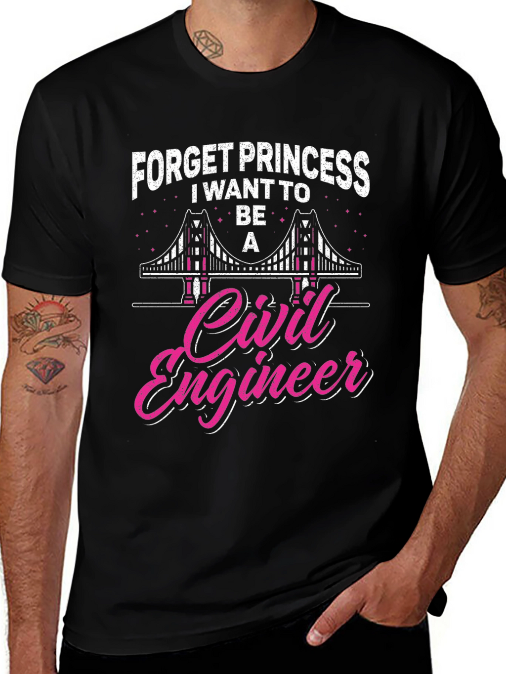 Civil Engineer T-Shirt - Forget Princess