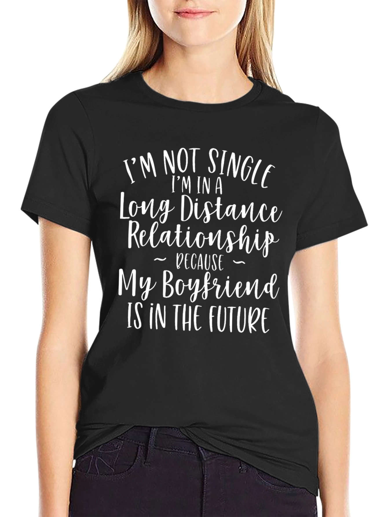 Long Distance Relationship Funny Boyfriend T-Shirt