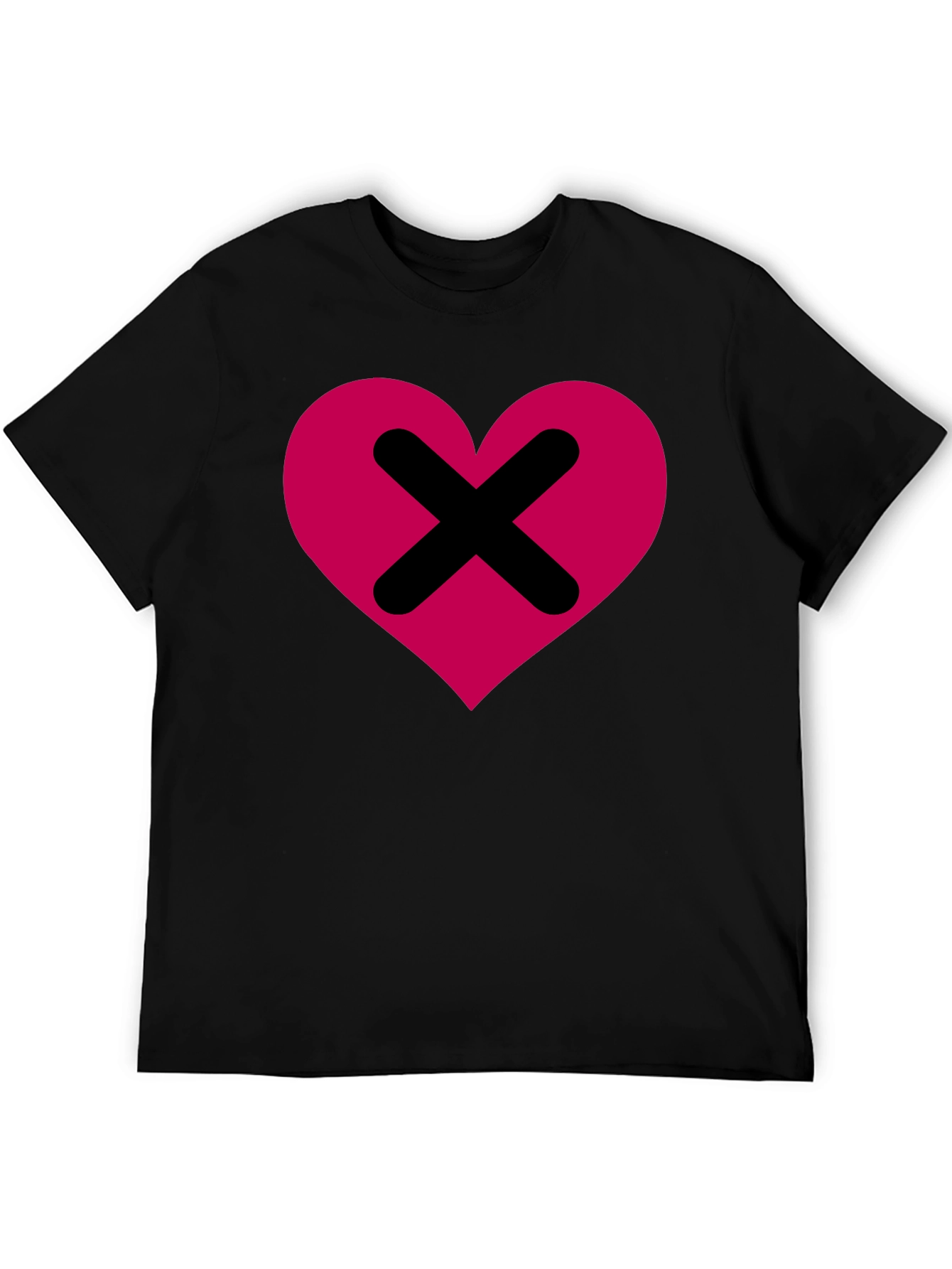 Heart X T-Shirt - Modern Streetwear Graphic Tee