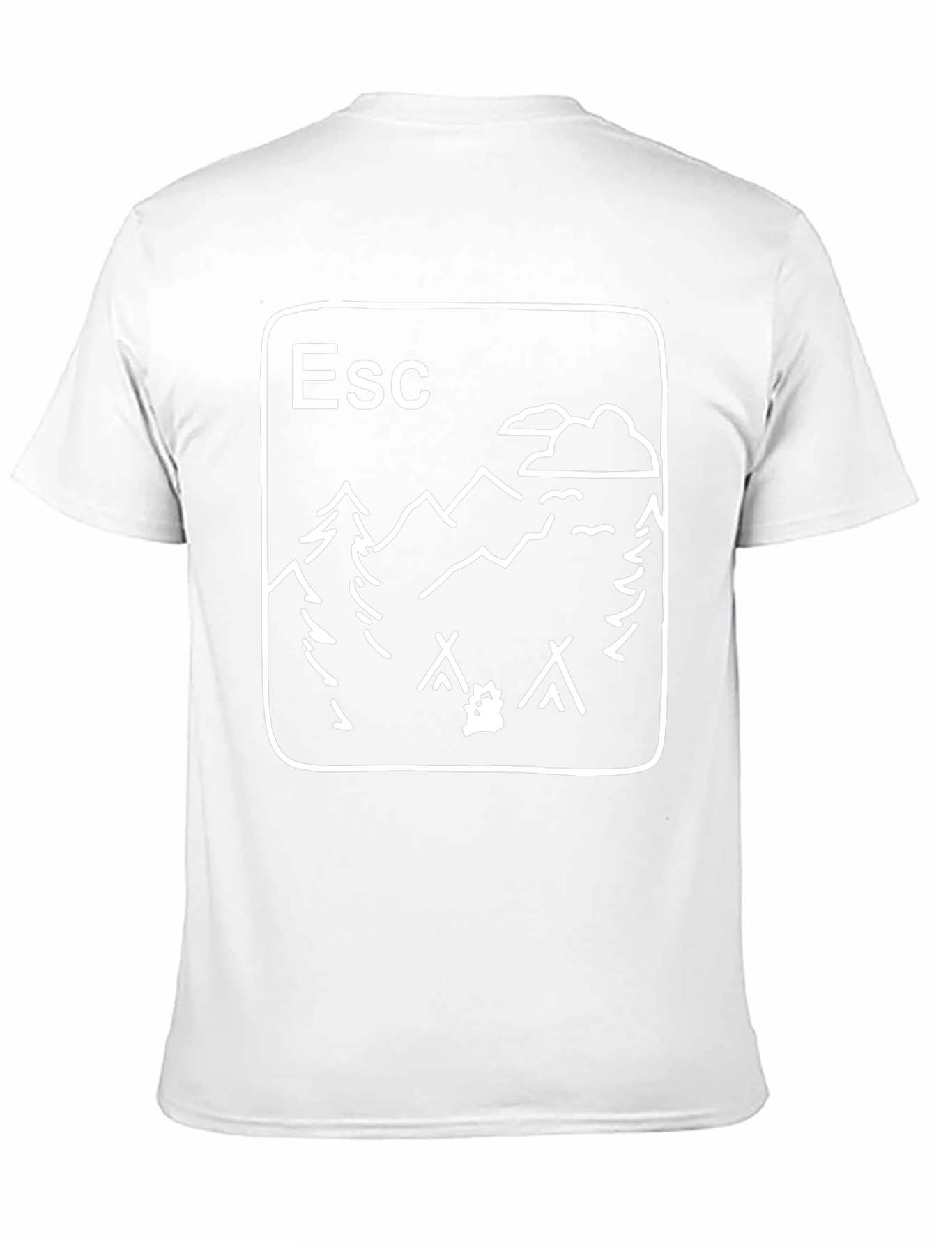 Escape to Nature Graphic T-Shirt - Black