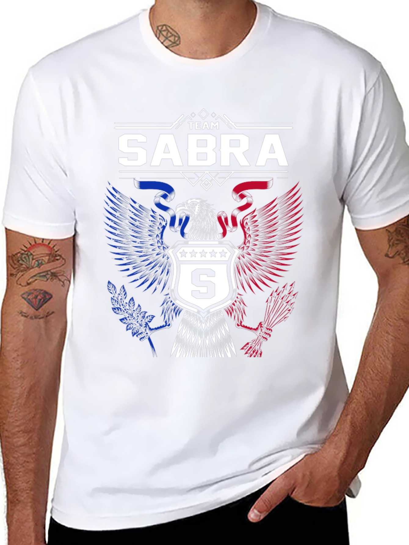 Team Sabra Eagle Graphic T-Shirt