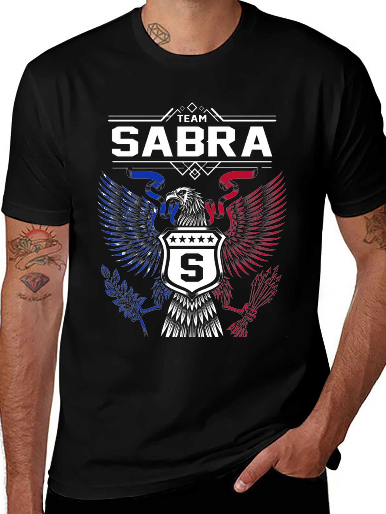 Team Sabra Eagle Graphic T-Shirt