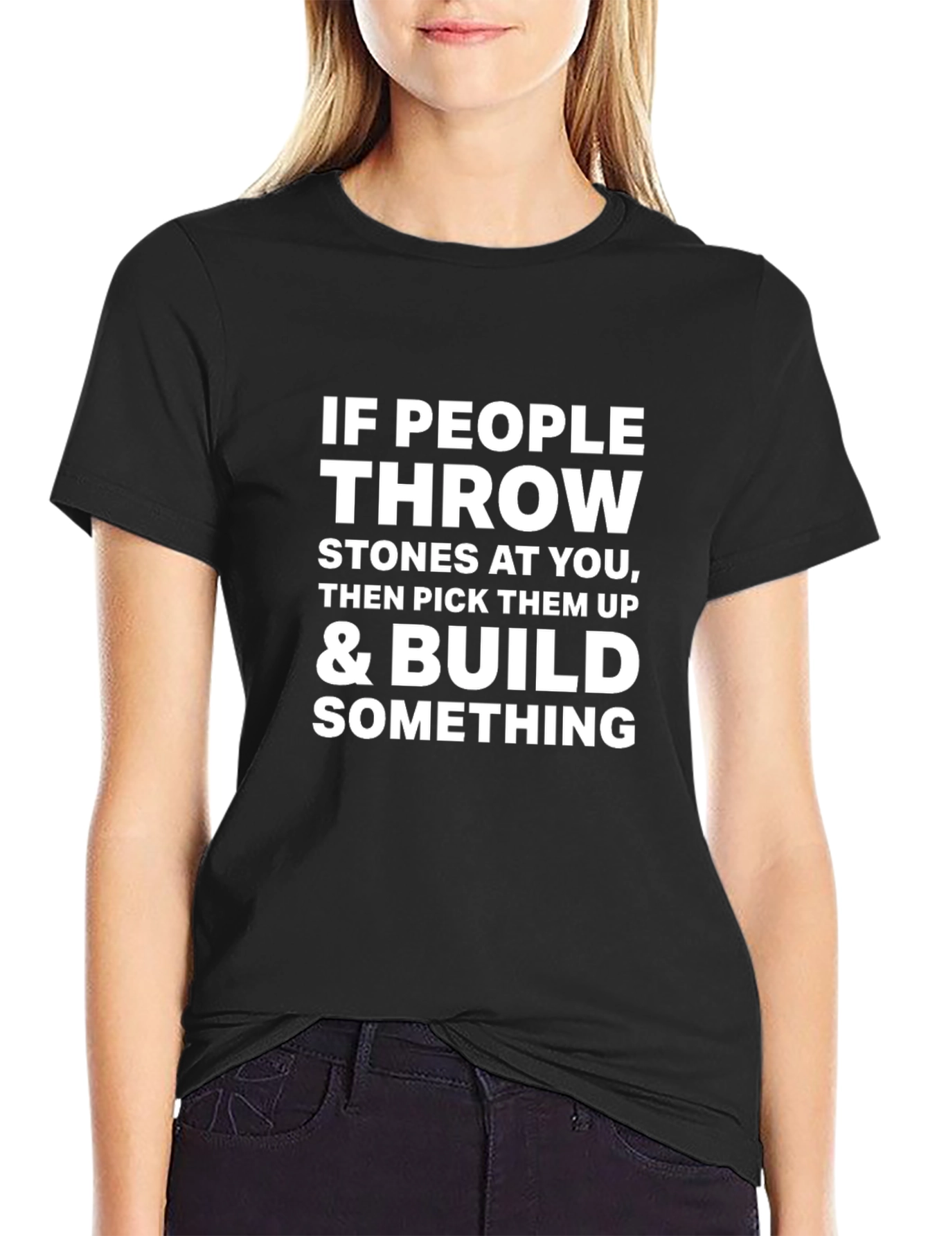Motivational T-Shirt - Build Something