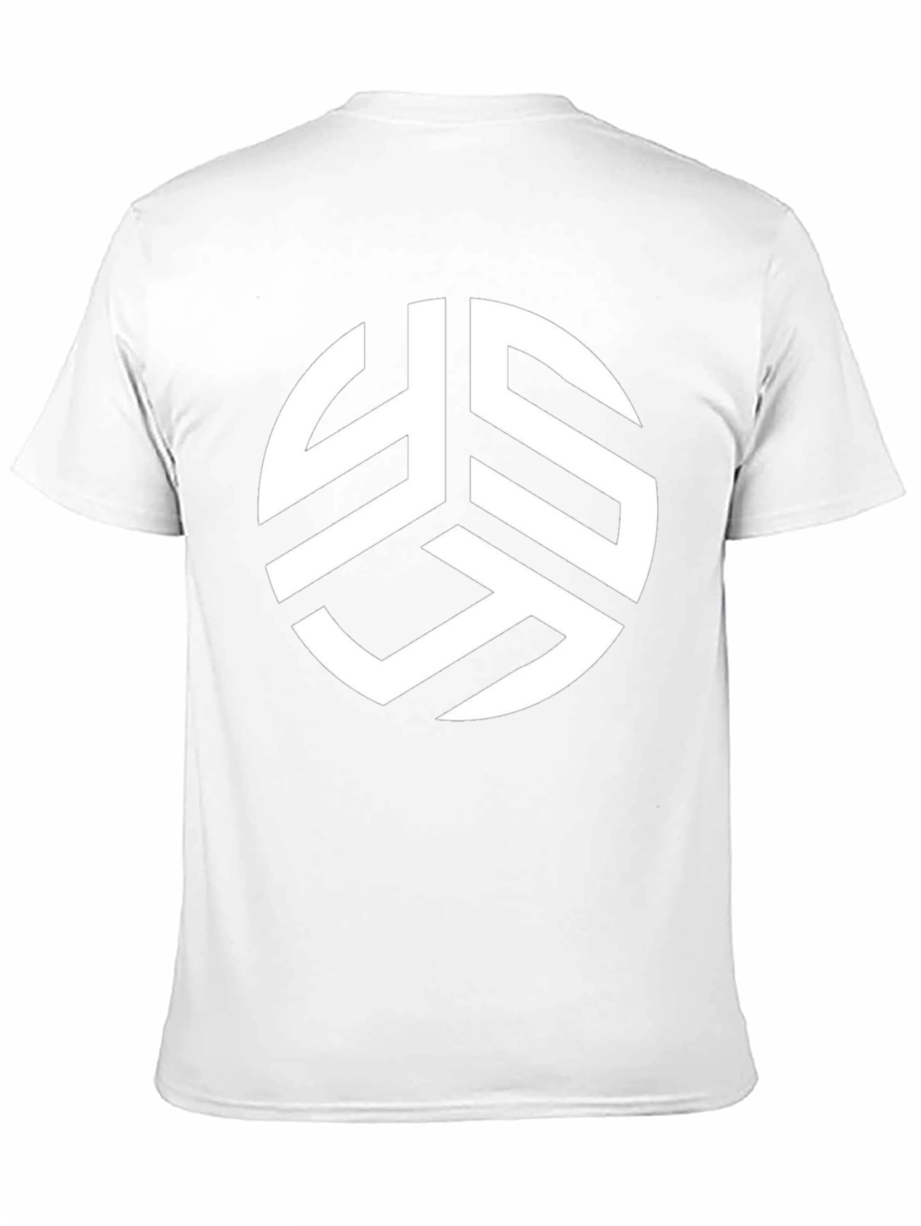 Modern Graphic Print Black Tee