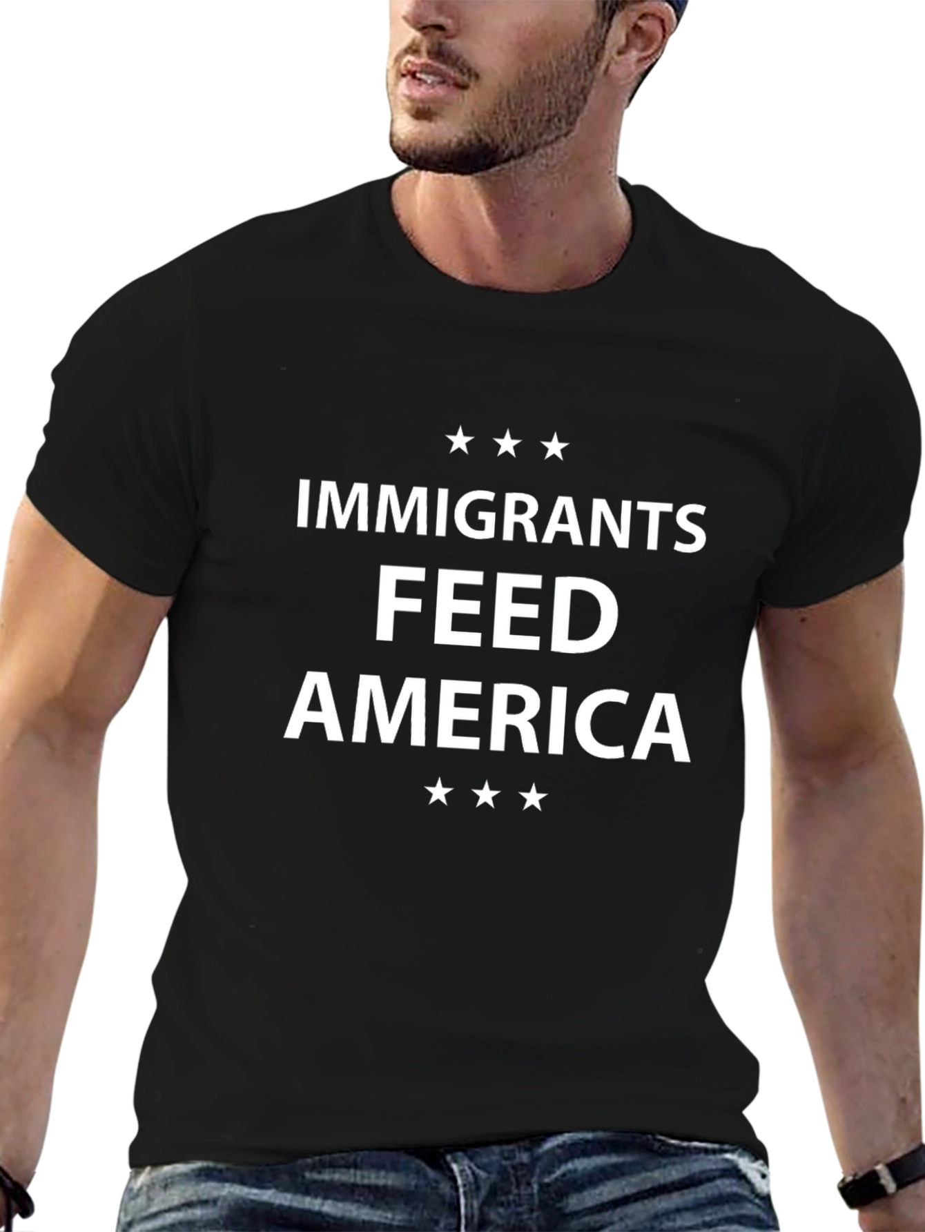 Immigrants Feed America Graphic T-Shirt