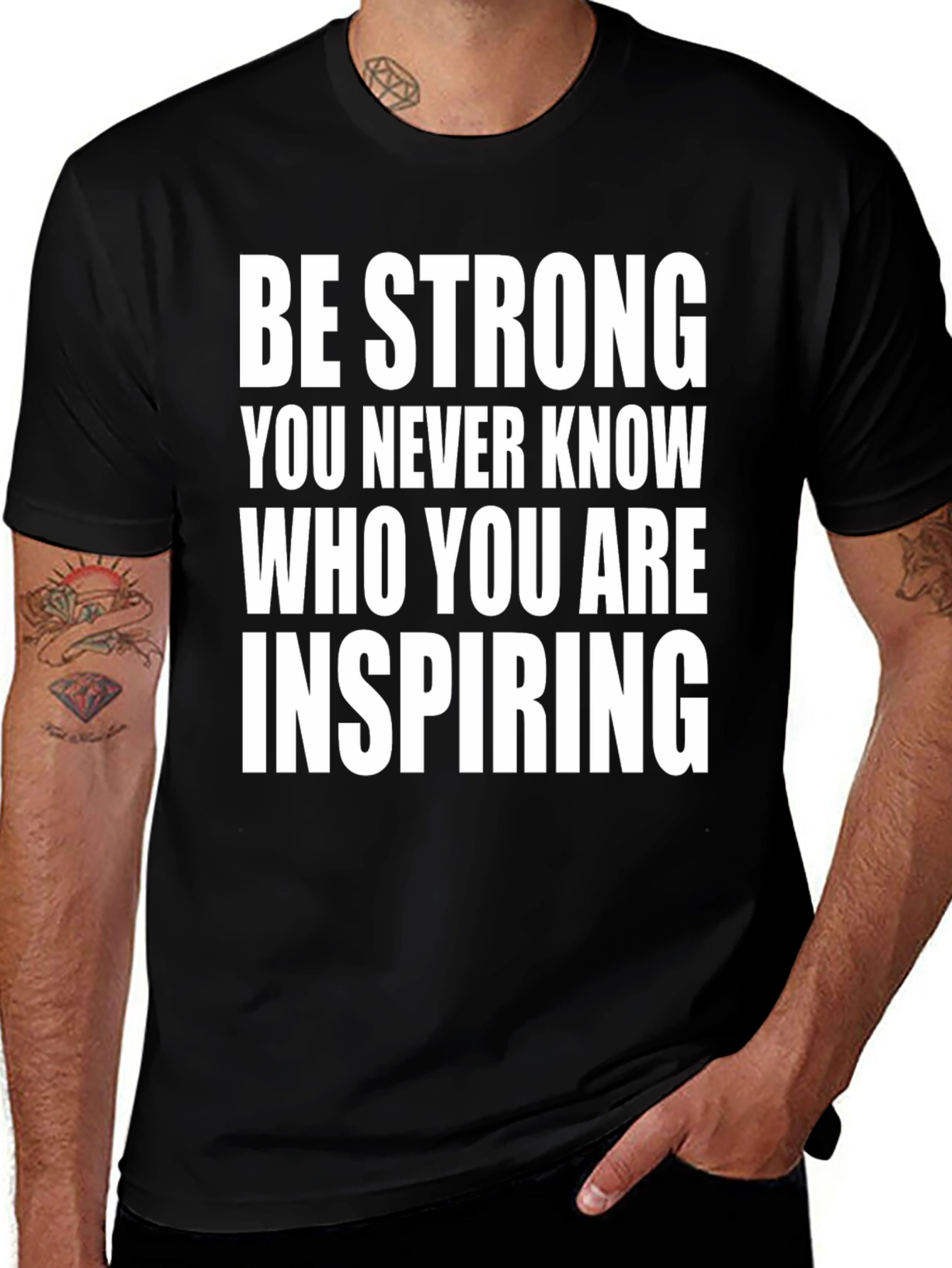 Be Strong Inspirational Graphic Tee