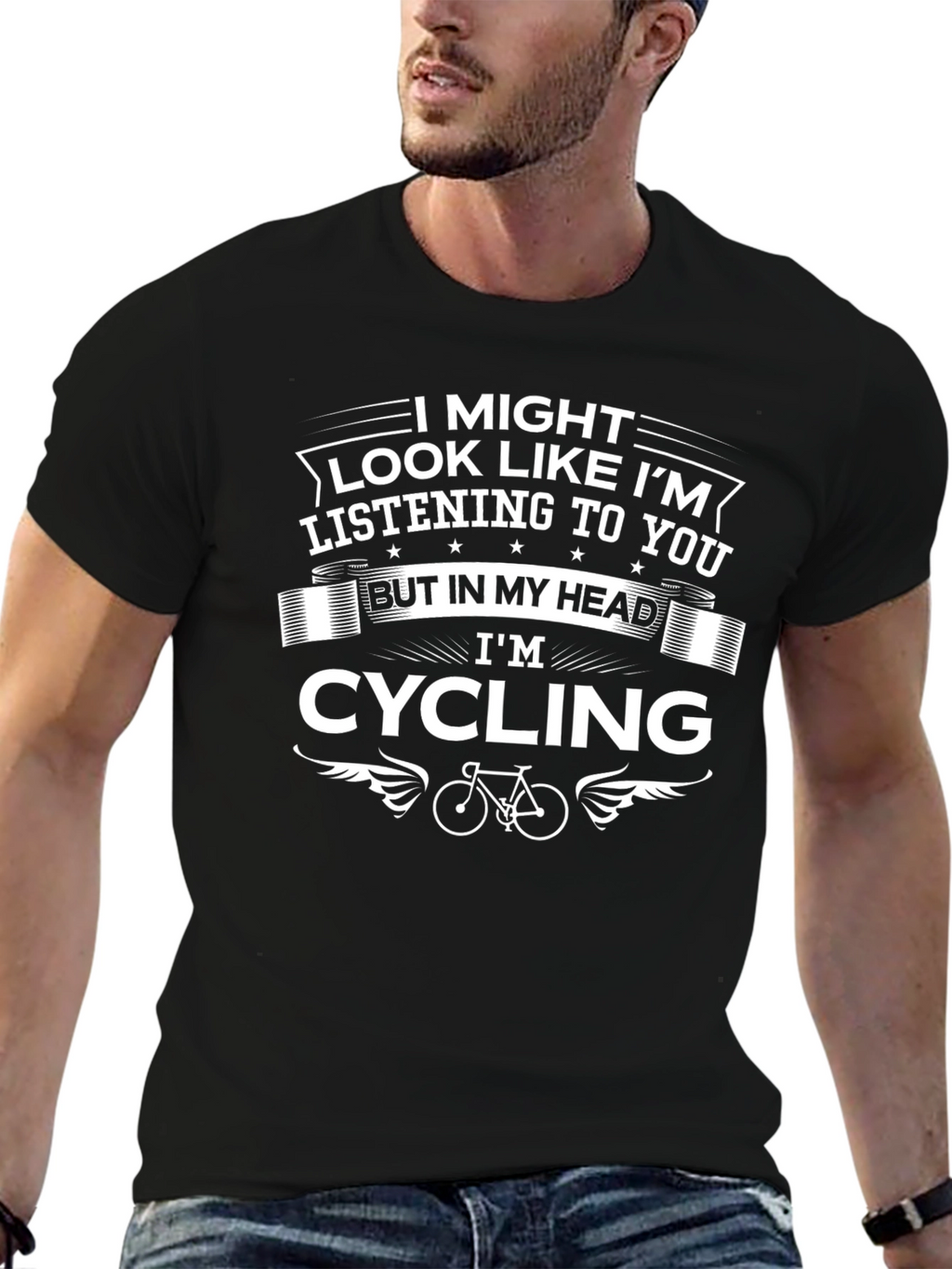 Cycling Mind T-Shirt - Funny Cyclist Tee