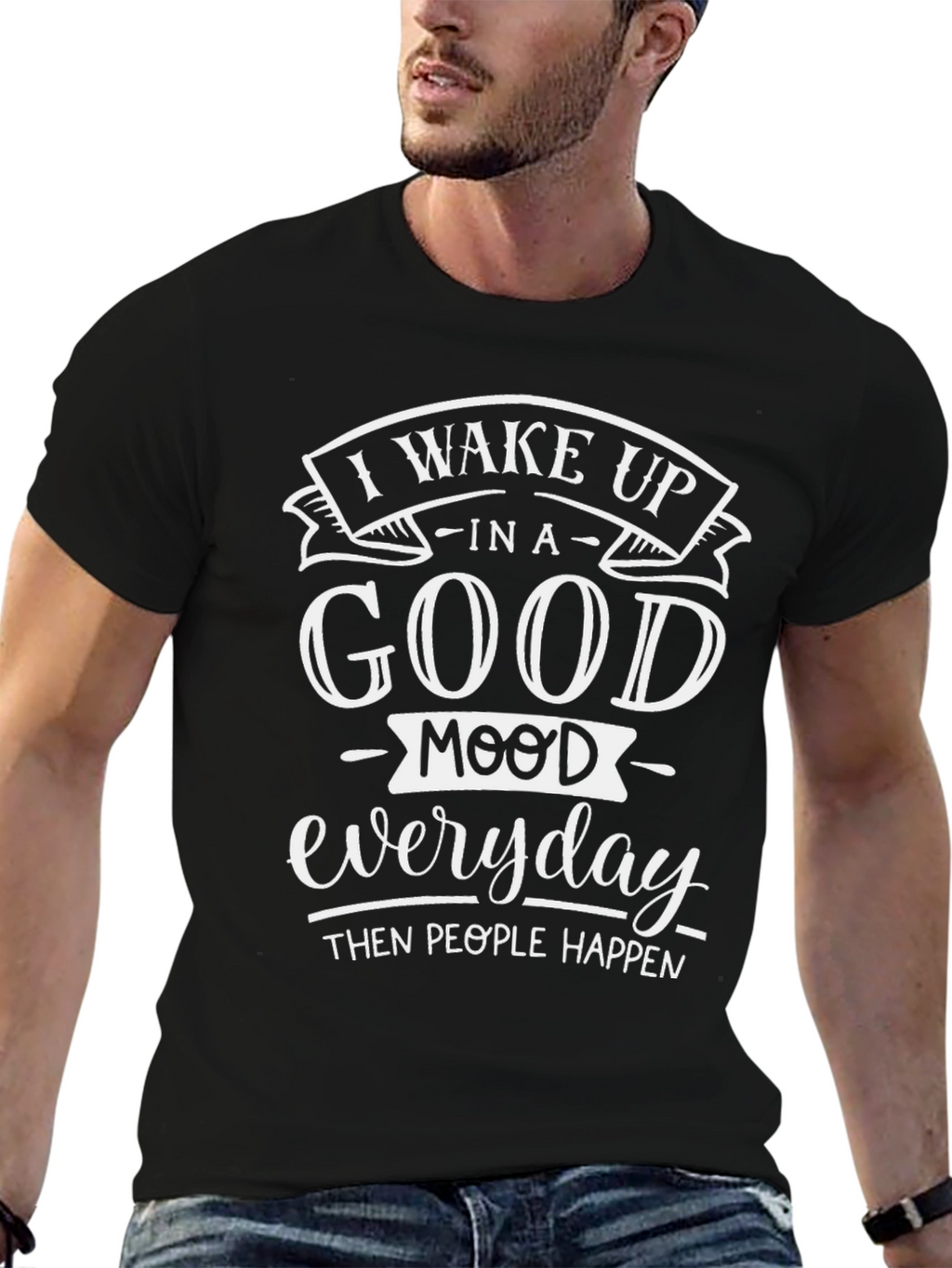Funny Good Mood Graphic T-Shirt