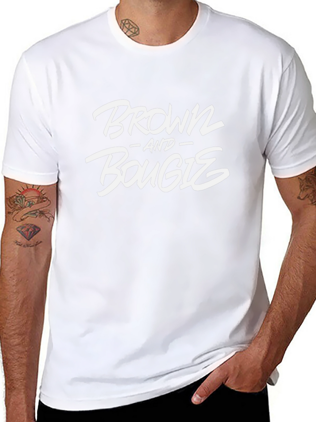 Brown and Bougie Graphic T-Shirt