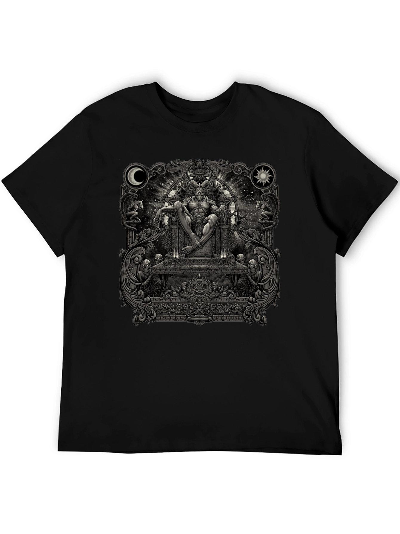 Occult Throne Graphic Tee - Black