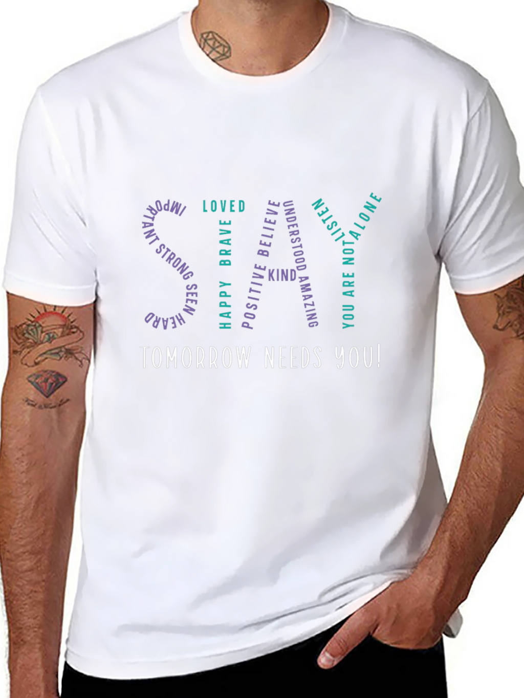 Inspirational STAY Strong Graphic Tee