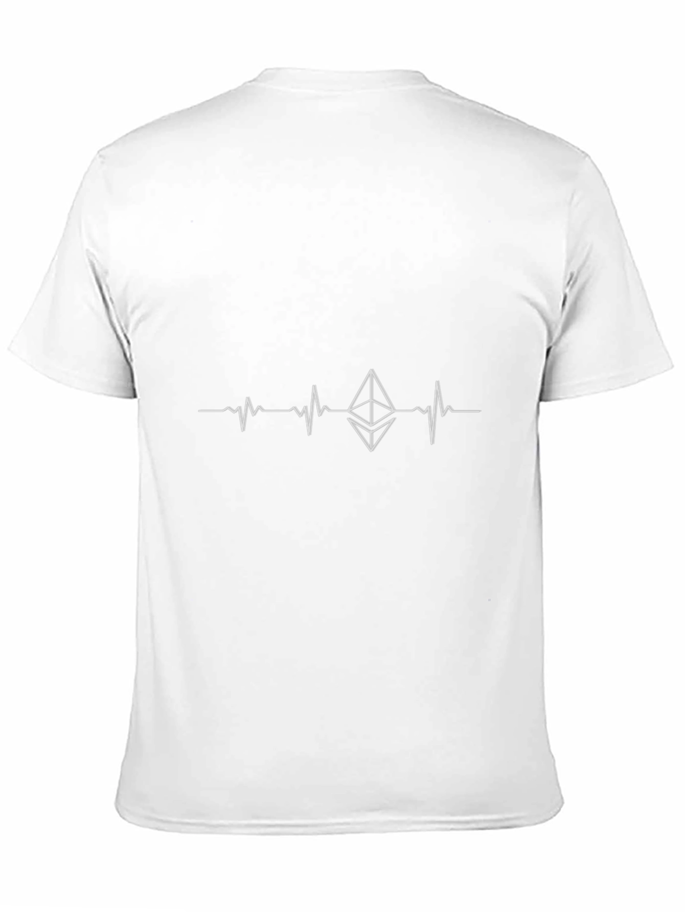 Ethereum Heartbeat Black T-Shirt Crypto Lover Tee