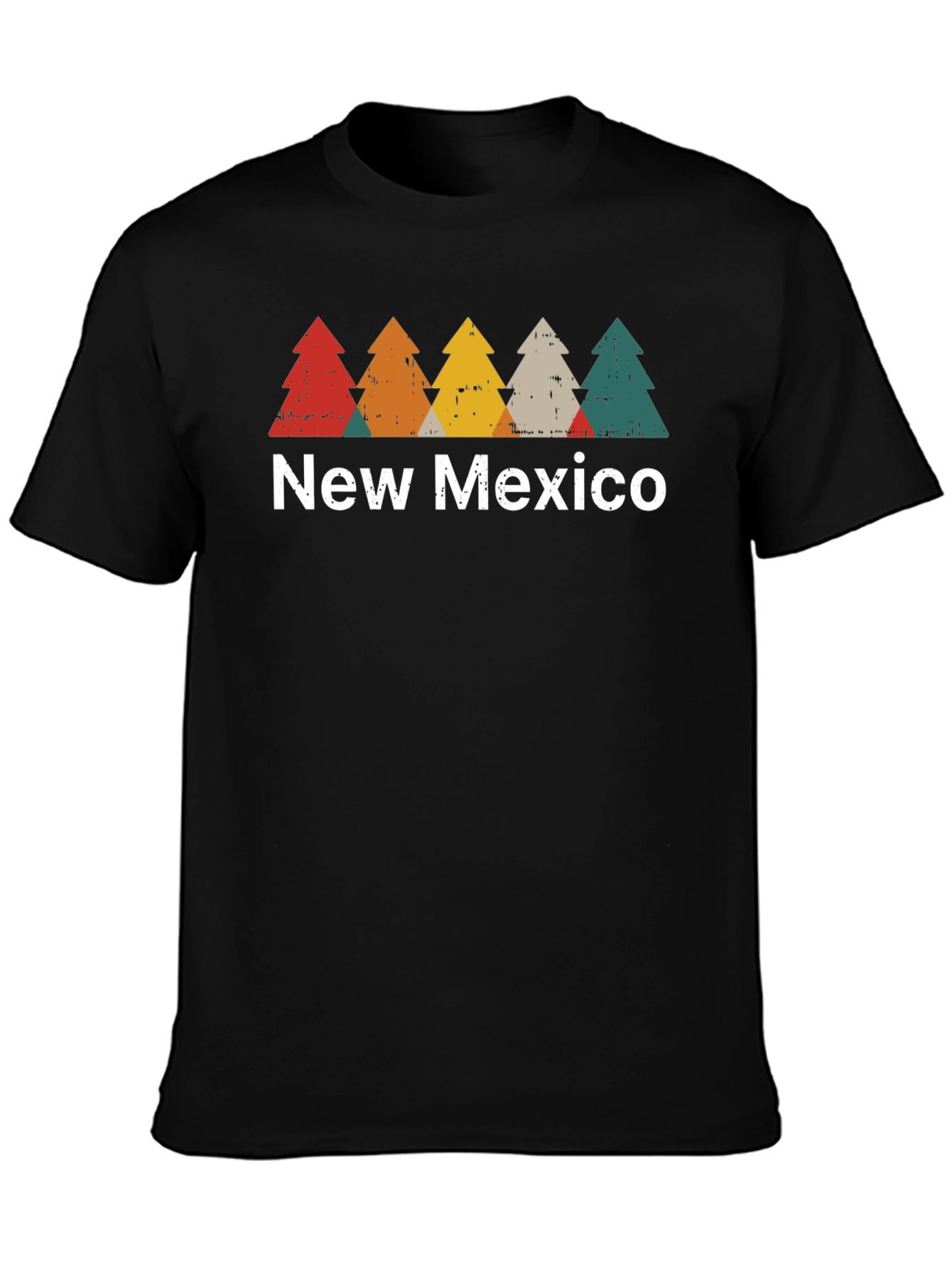 New Mexico Retro Trees Graphic Tee