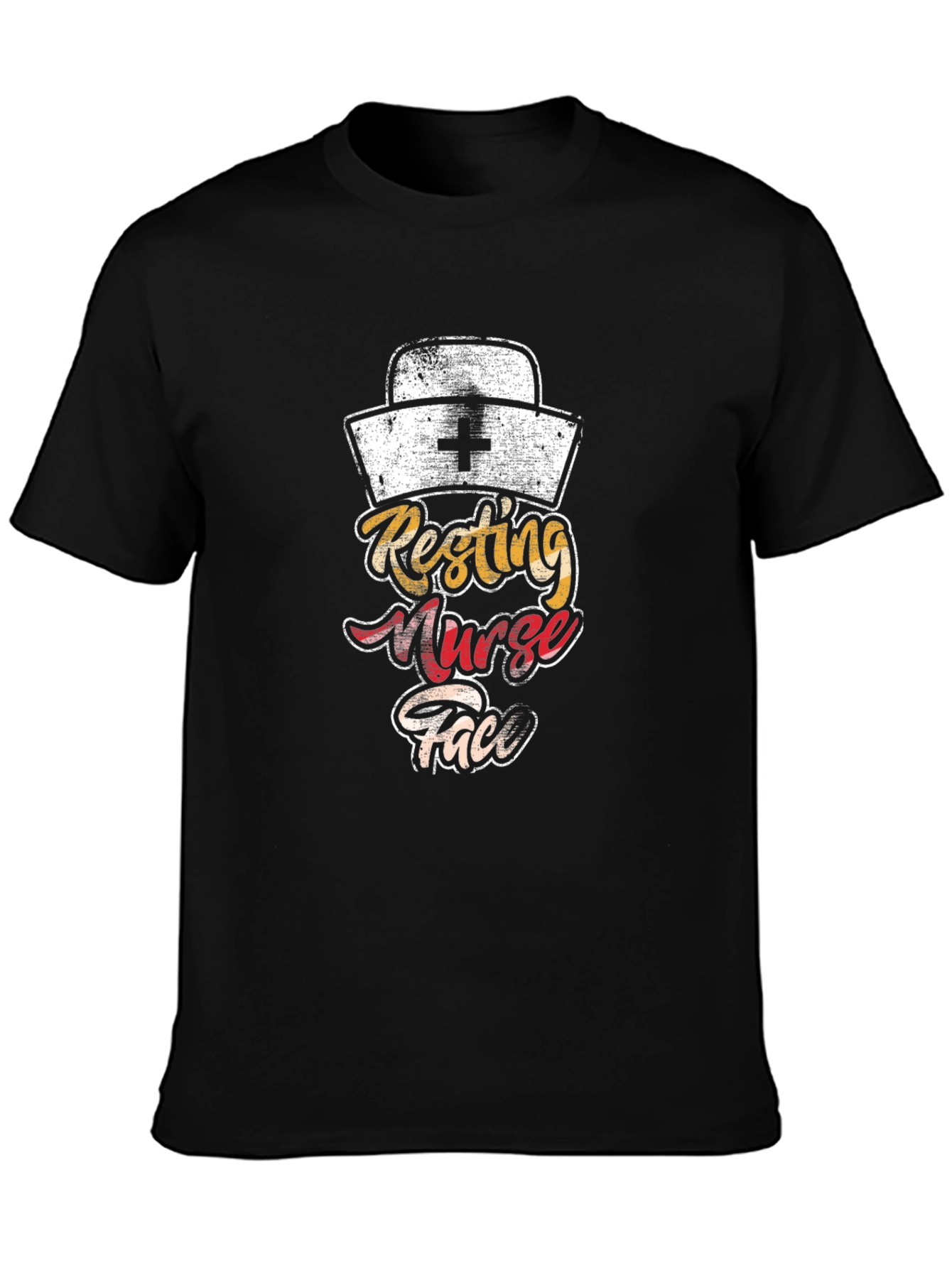 Resting Nurse Face Graphic T-Shirt