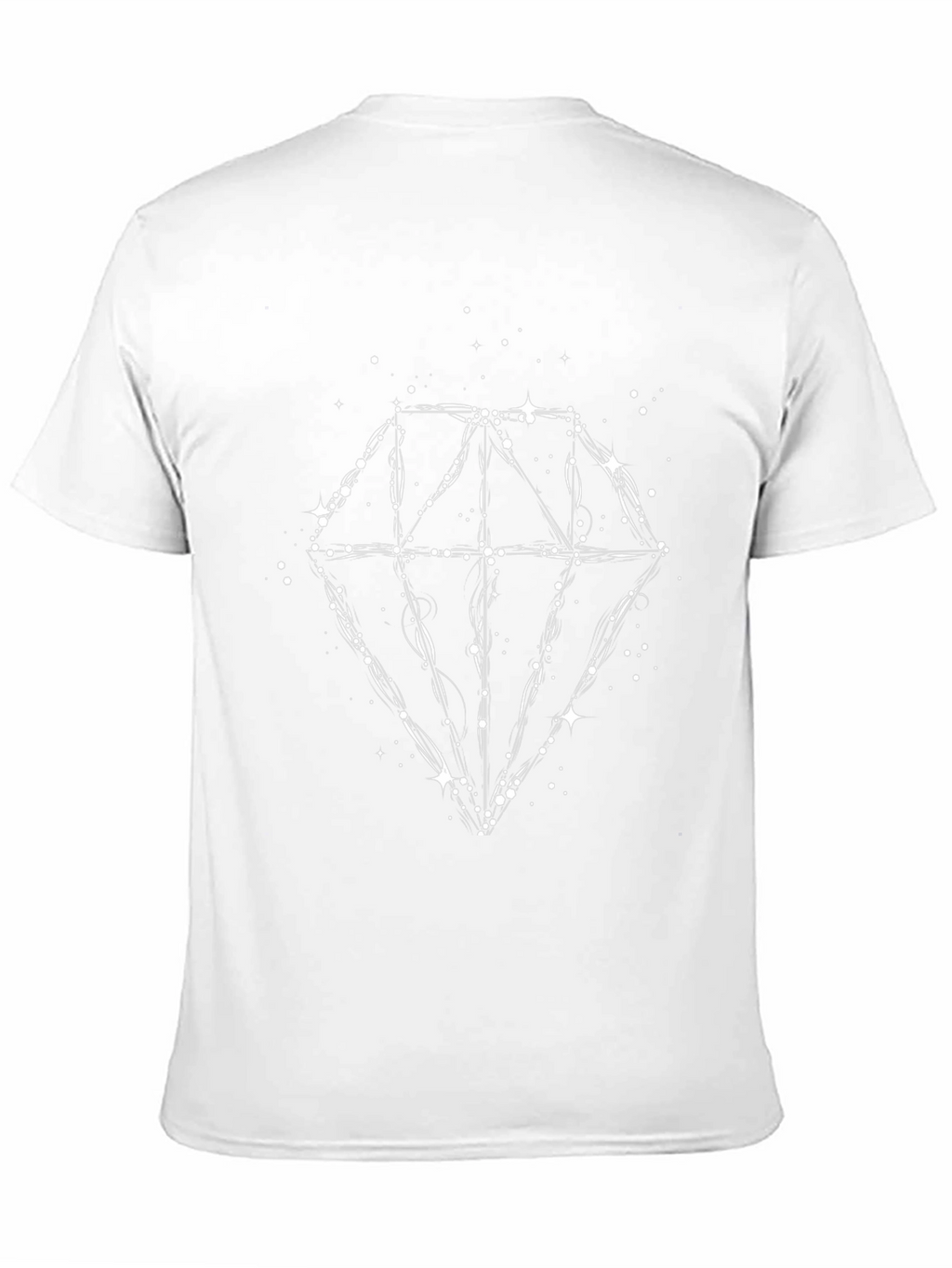 Diamond Graphic Tee - Black Cotton