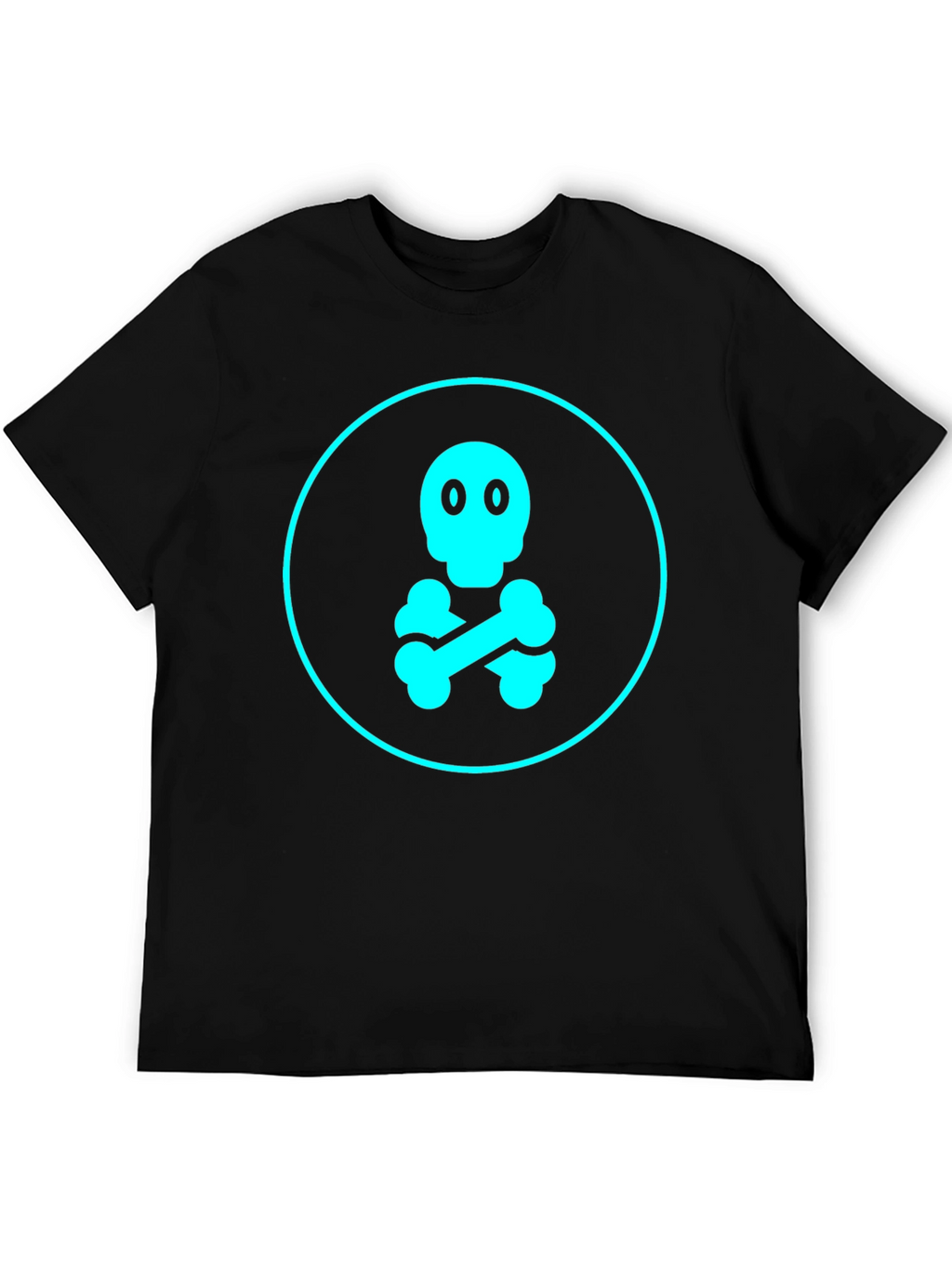 Skull & Crossbones Graphic Tee - Black