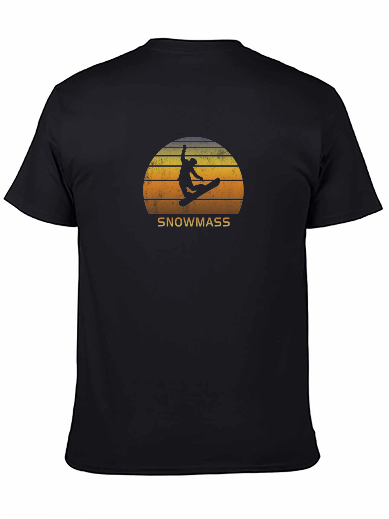 Snowmass Retro Sunset T-Shirt - Snowboarding Style