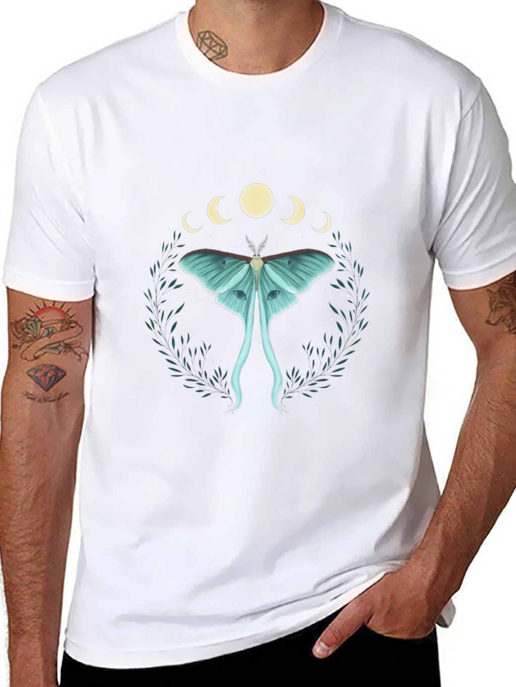 Lunar Moth Graphic Tee - Unisex