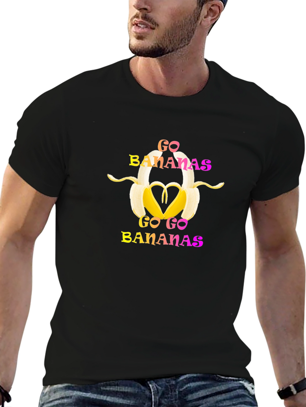 Go Bananas T-Shirt - Fun Fruit Design