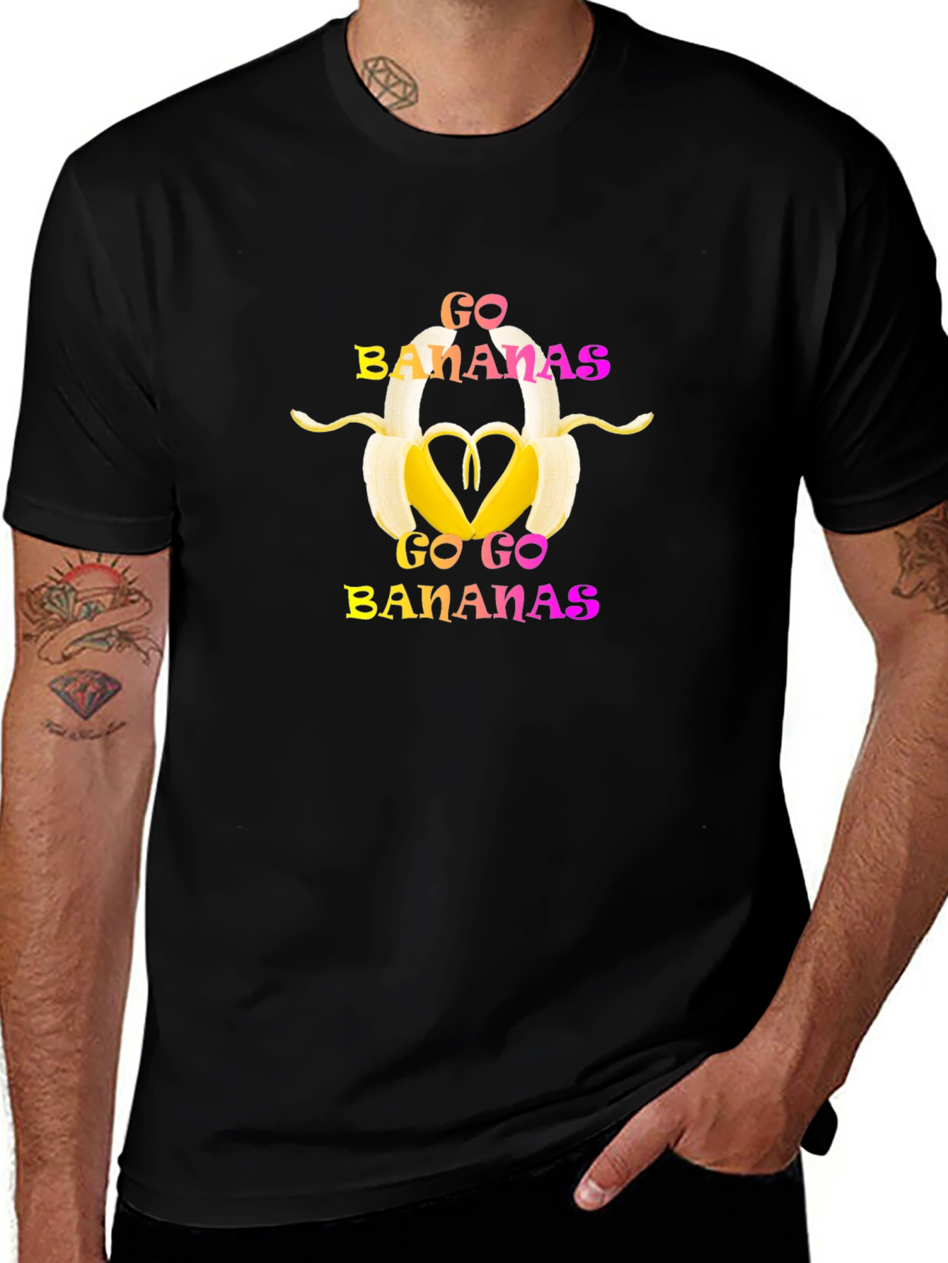 Go Bananas T-Shirt - Fun Fruit Design