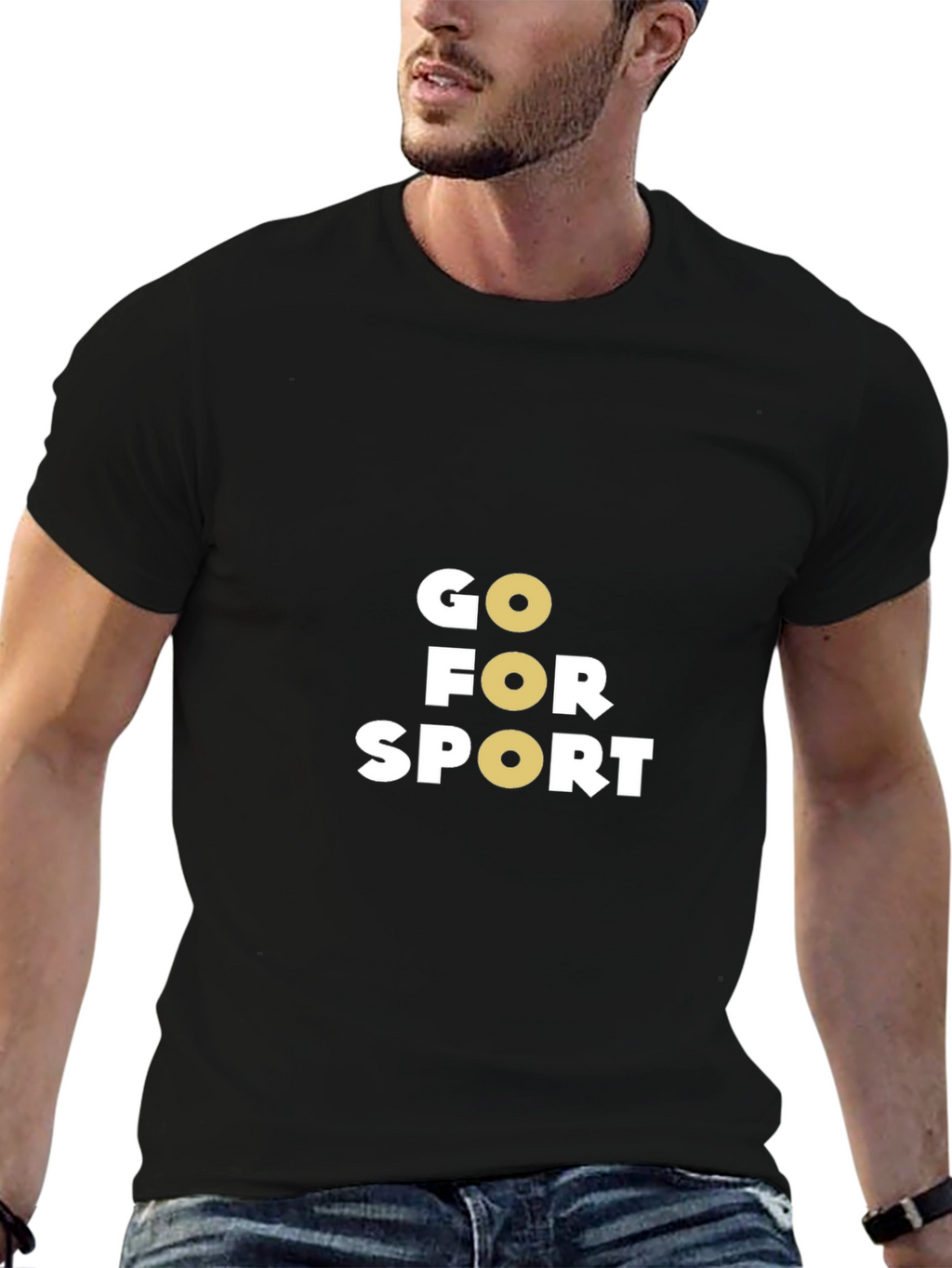 Go For Sport Black T-Shirt