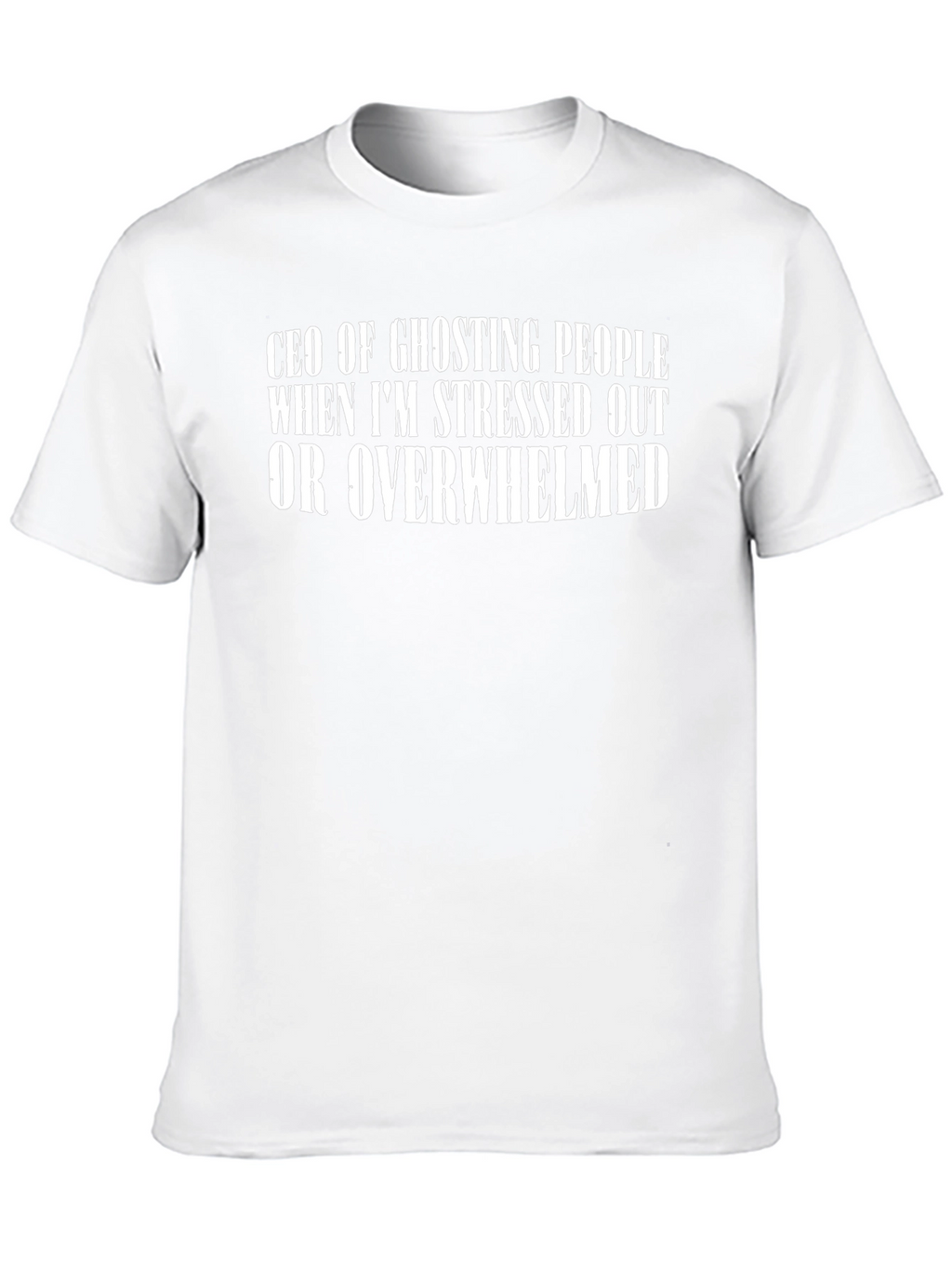 CEO of Ghosting Mens Black T-Shirt