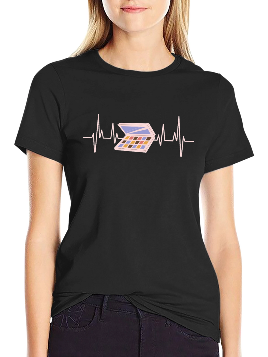 Makeup Heartbeat T-Shirt