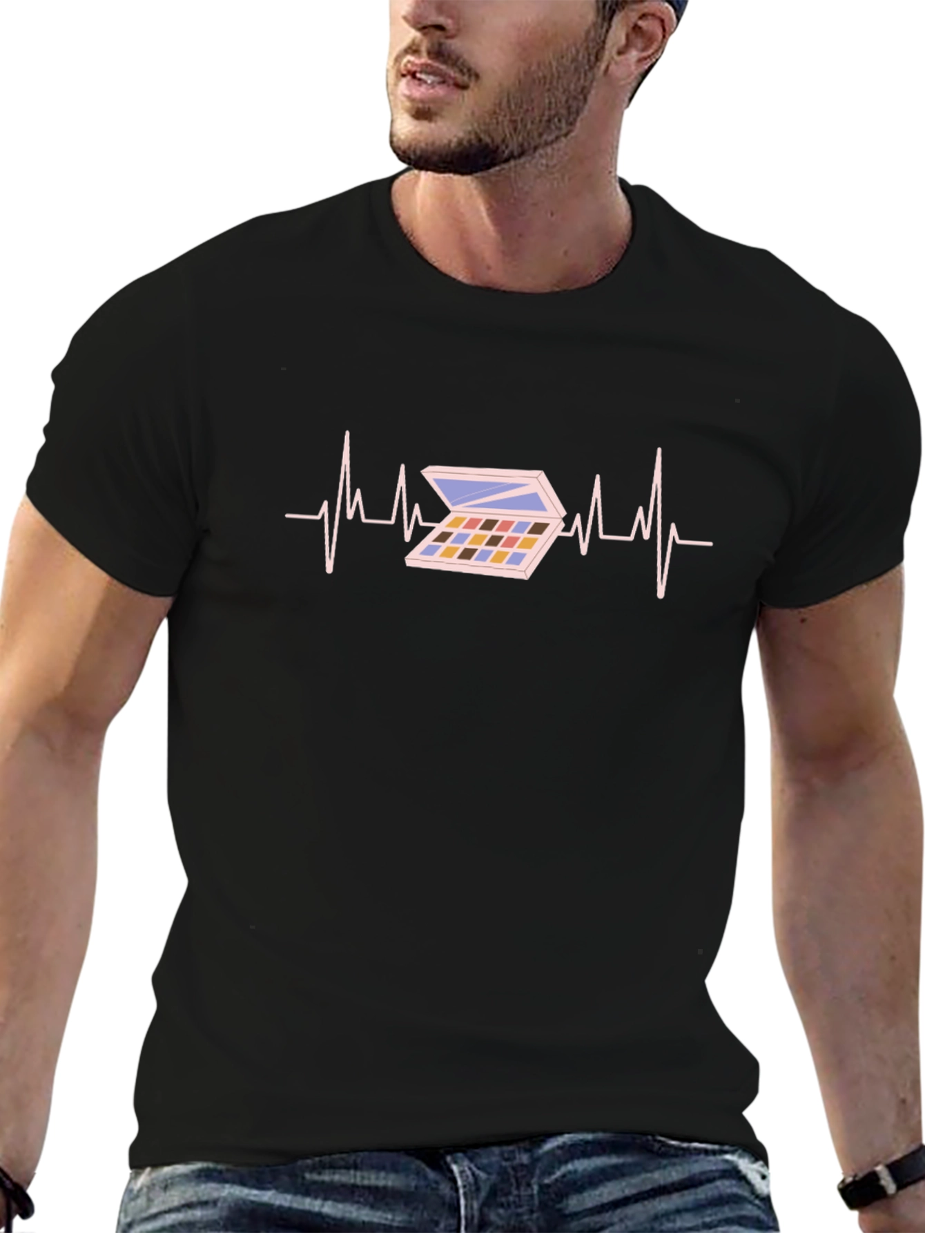 Makeup Heartbeat T-Shirt