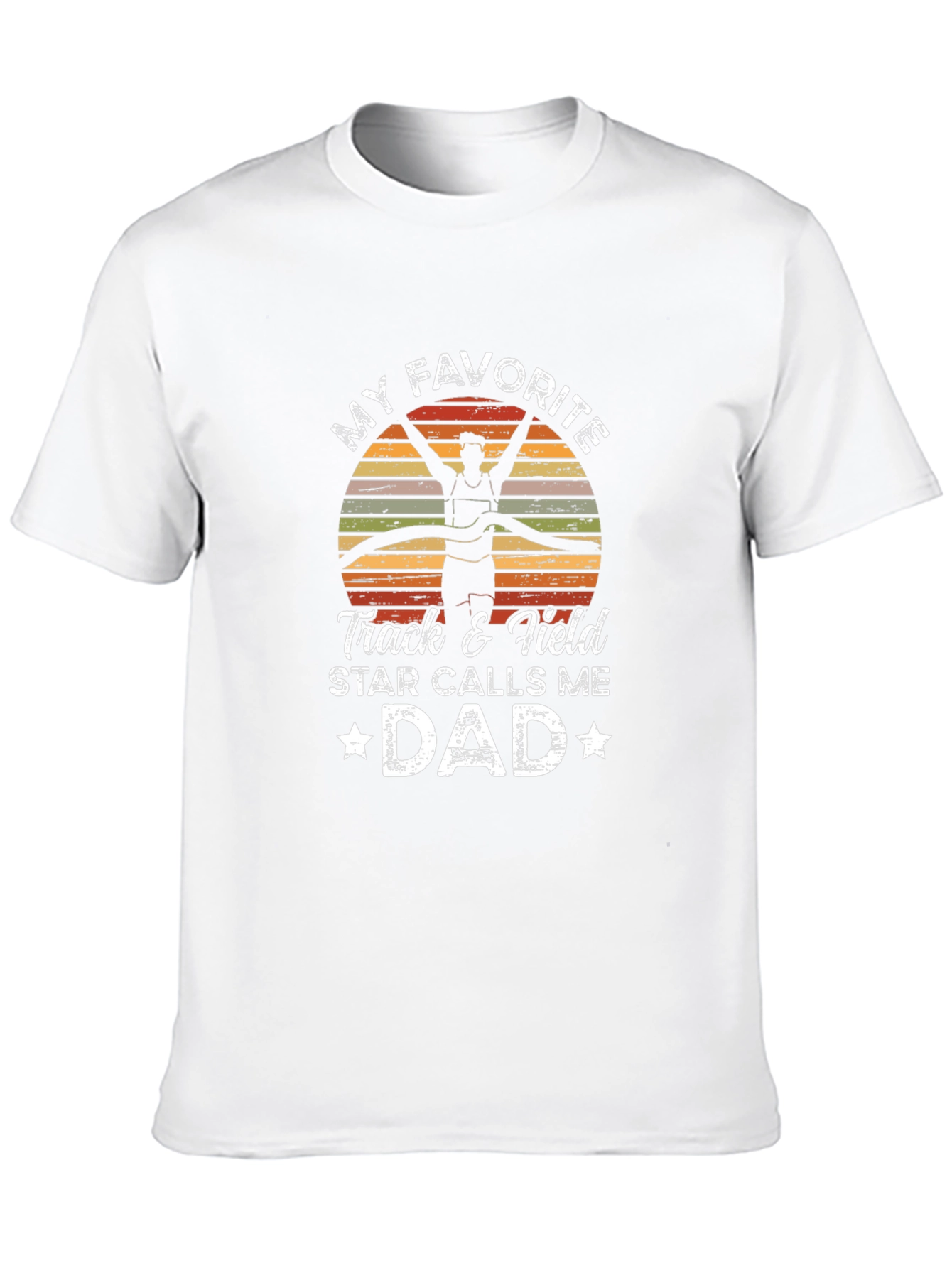 Track & Field Dad T-Shirt: Favorite Star