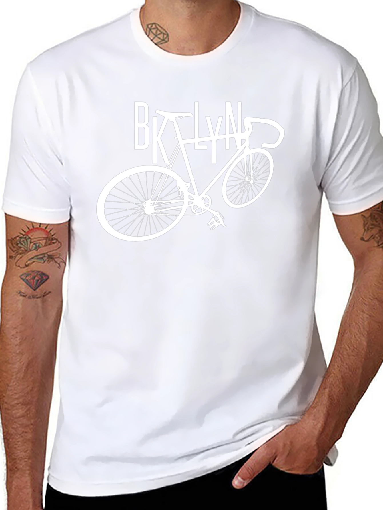 Brooklyn Bicycle Graphic T-Shirt