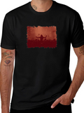Concert Crowd Graphic Black T-Shirt