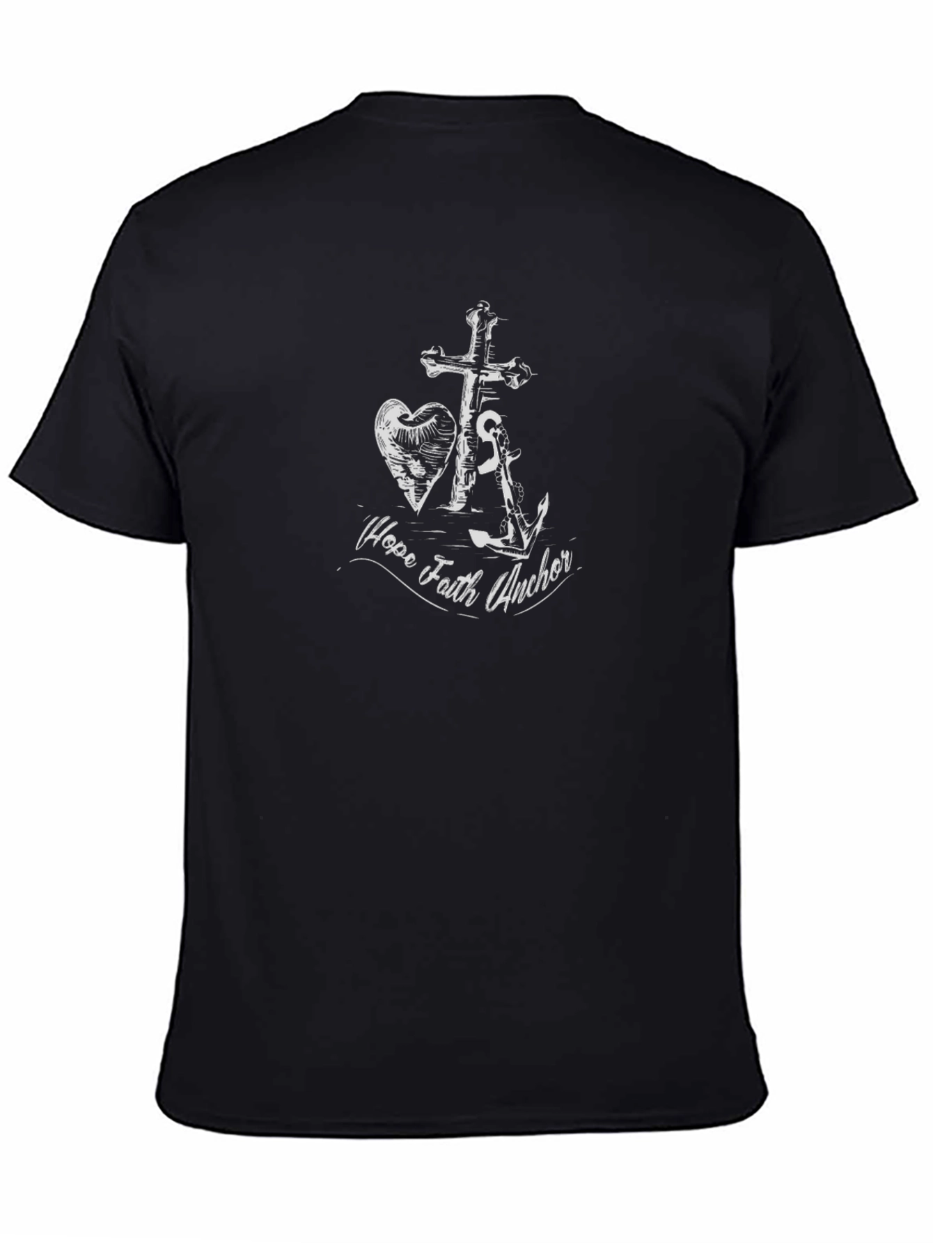 Faith Hope Anchor T-Shirt - Christian Inspired Tee