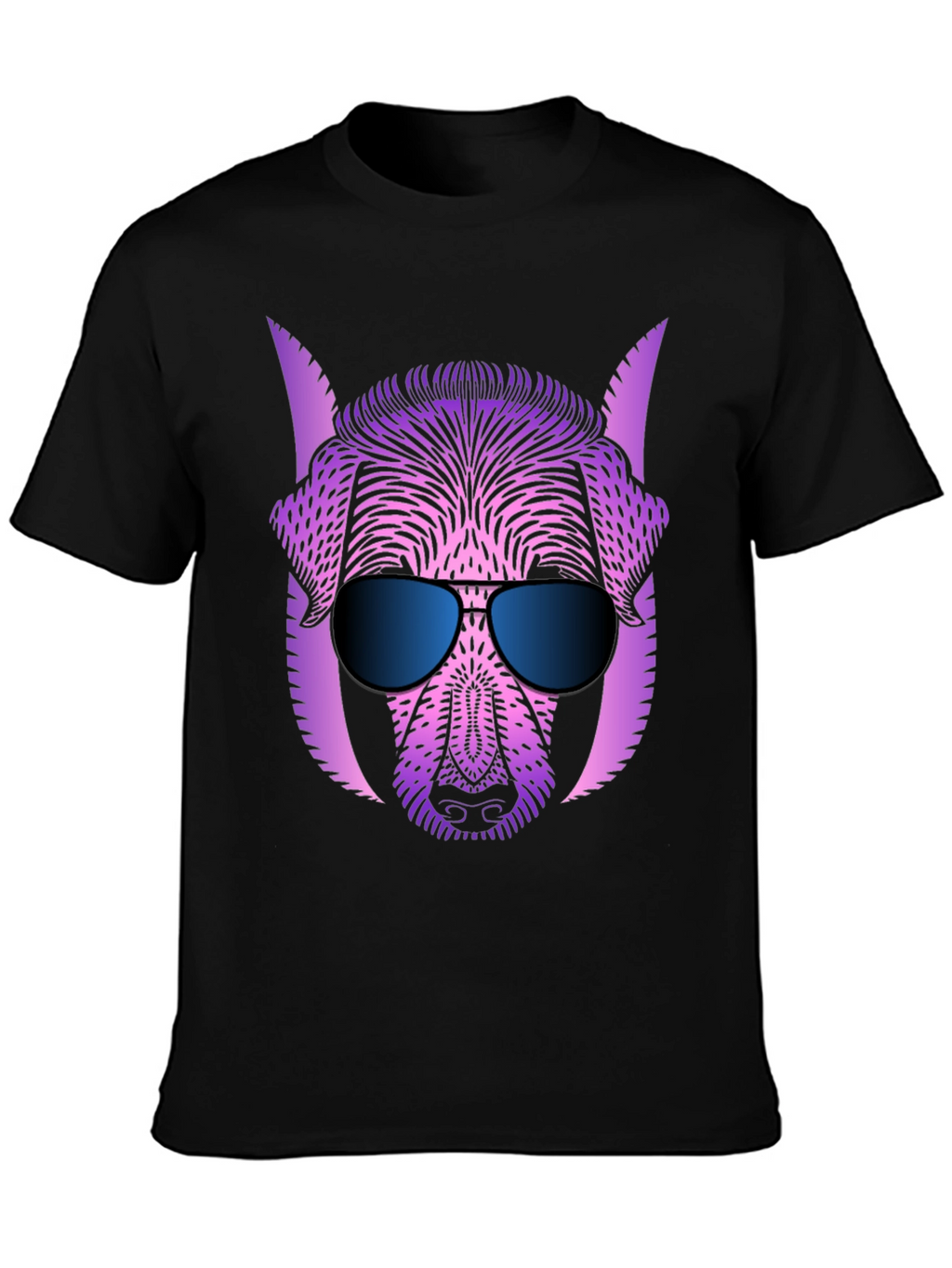 Cool Dog Graphic Tee - Trendy Style