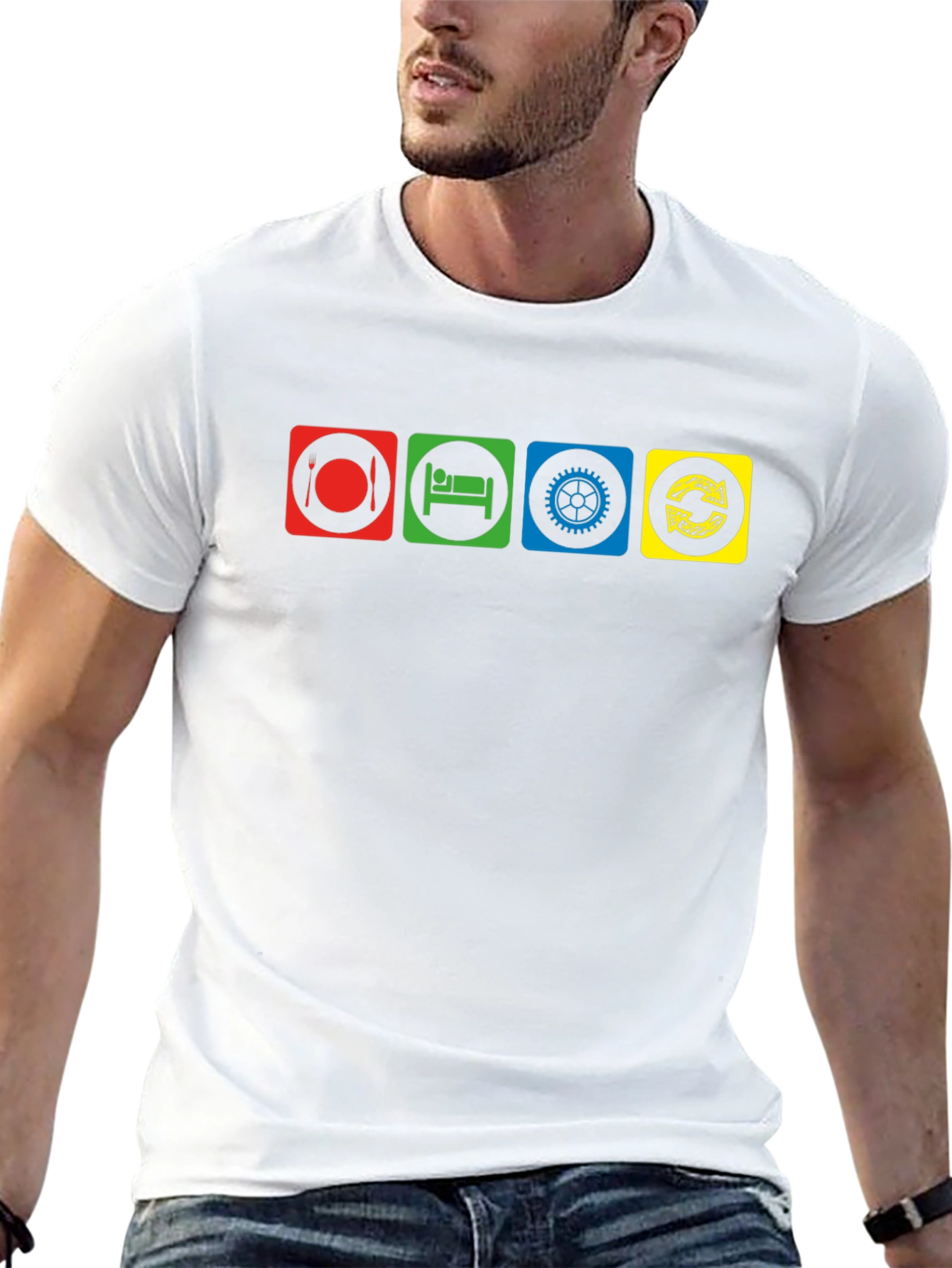 Eat Sleep Ride Repeat T-Shirt