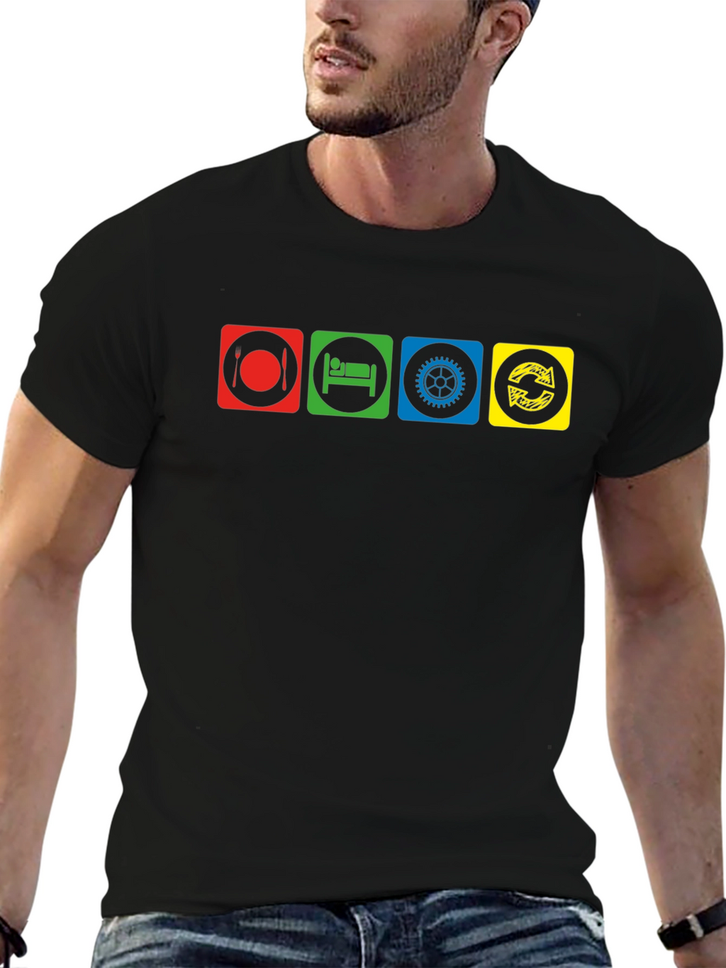 Eat Sleep Ride Repeat T-Shirt