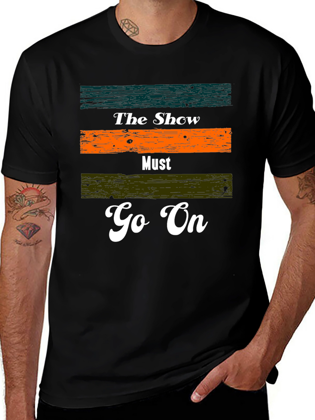 The Show Must Go On Graphic Tee