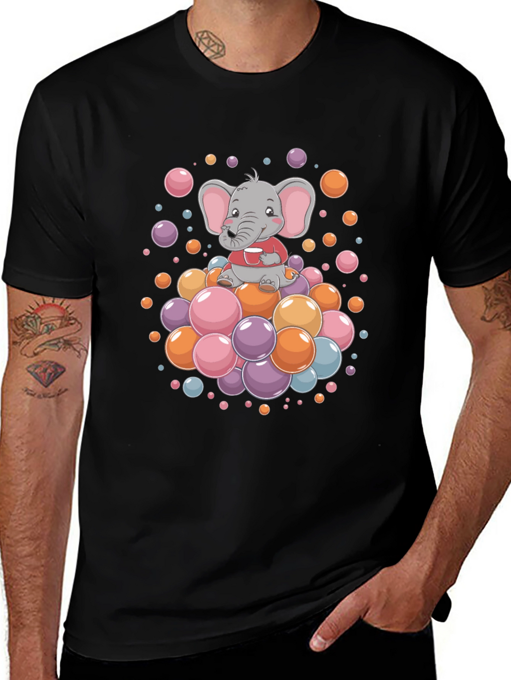 Elephant Bubble T-Shirt