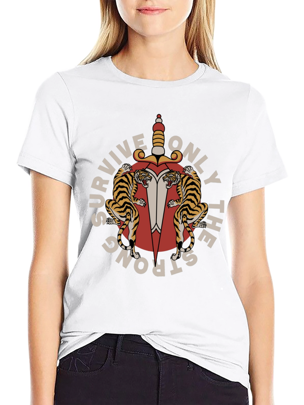 Survive Only The Strong Graphic Tee