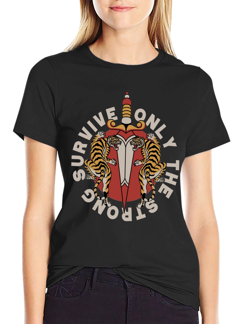 Survive Only The Strong Graphic Tee