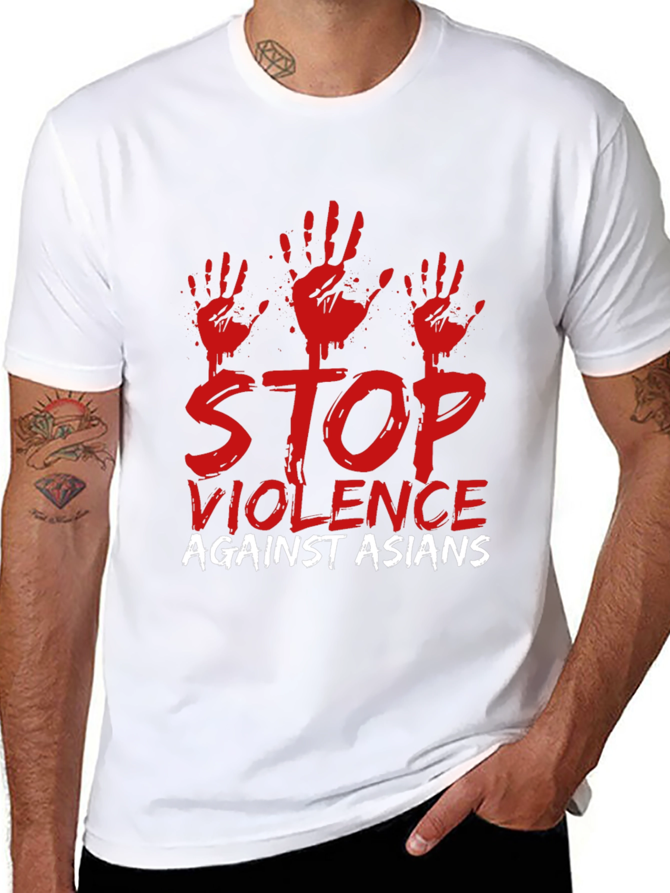 Stop Asian Hate Graphic Tee