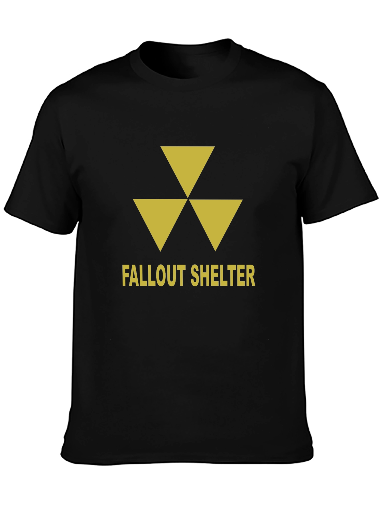 Fallout Shelter Graphic T-Shirt - Nuclear Warning Symbol