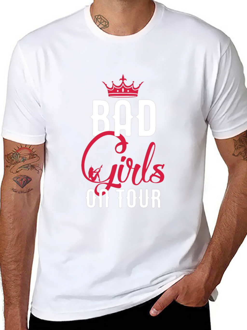 Bad Girls On Tour Graphic T-Shirt