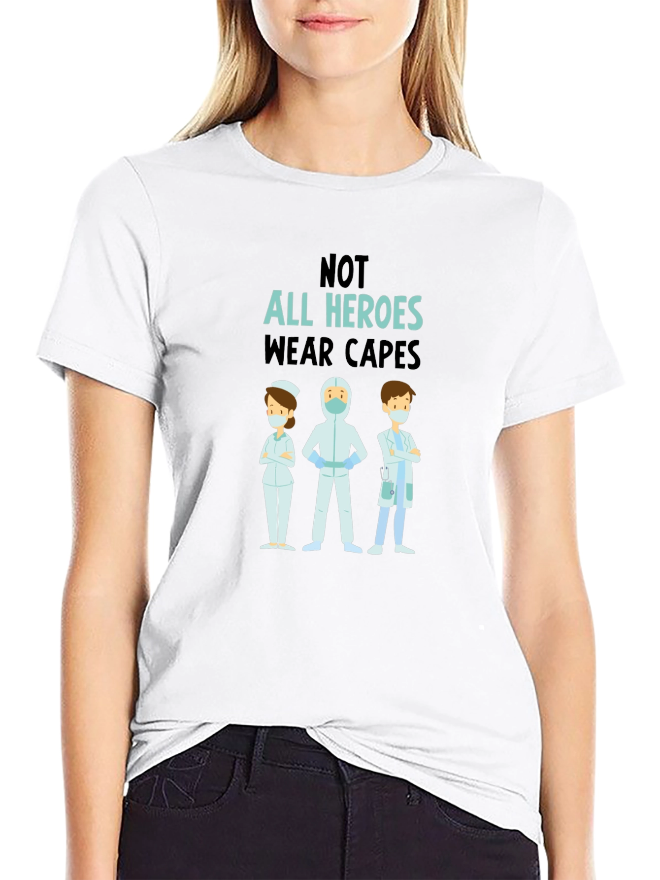 Heroes Wear Capes Graphic Tee