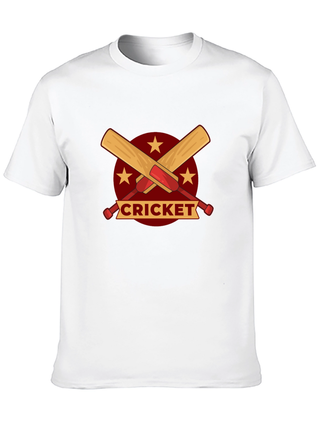 Cricket Bats Graphic Tee - Sporty Style
