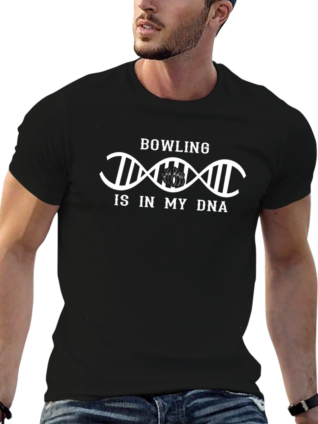 Bowling is in My DNA Graphic T-Shirt