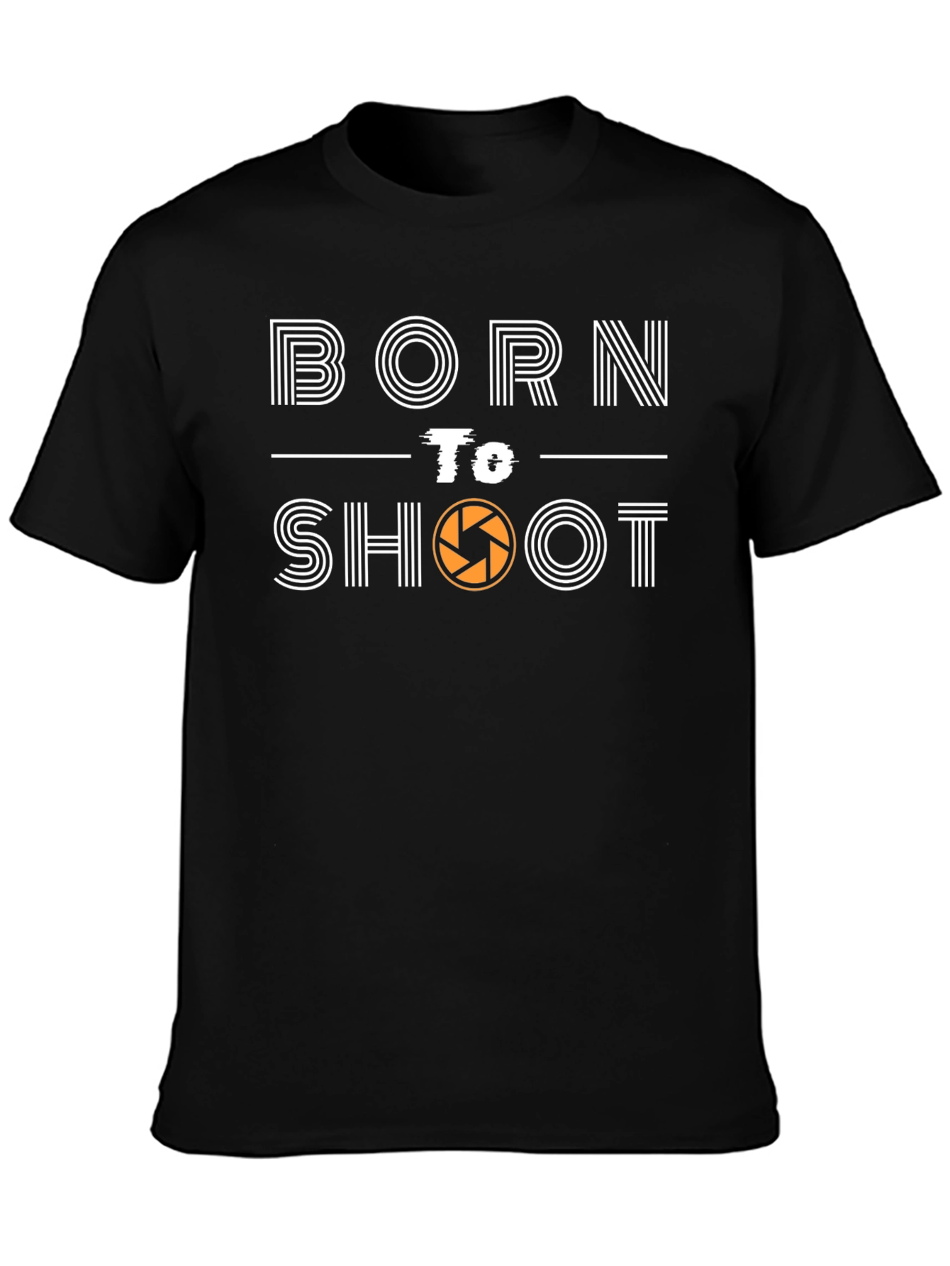 Born to Shoot Black Graphic Tee