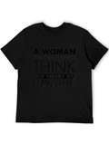 A Woman Who Does Not Think Married Graphic Tee